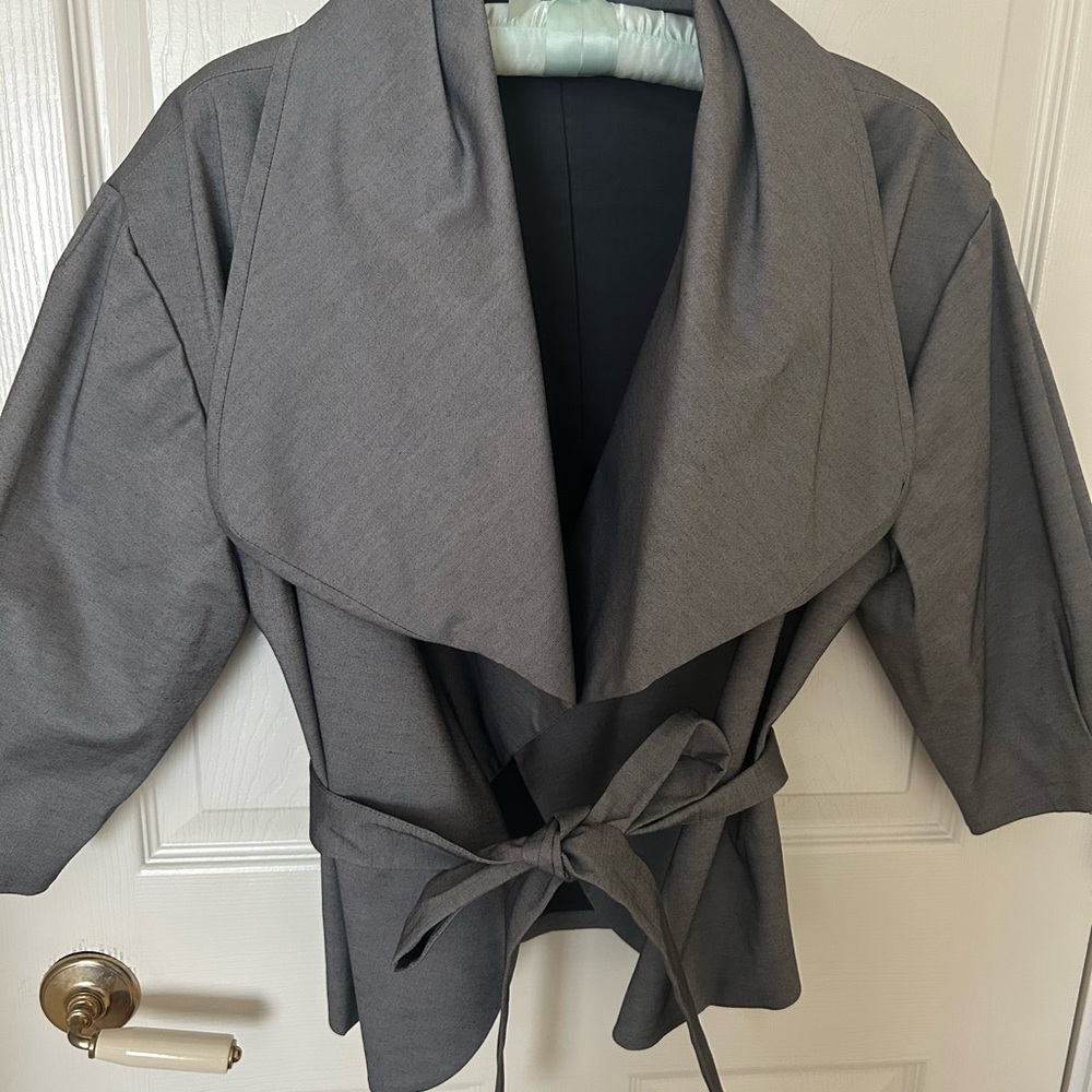 Gray Draped Jacket, To the Max
